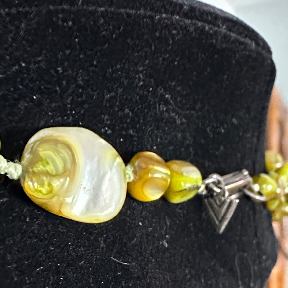 Silpada Multi Strand Necklace Green - Picture 5 of 10